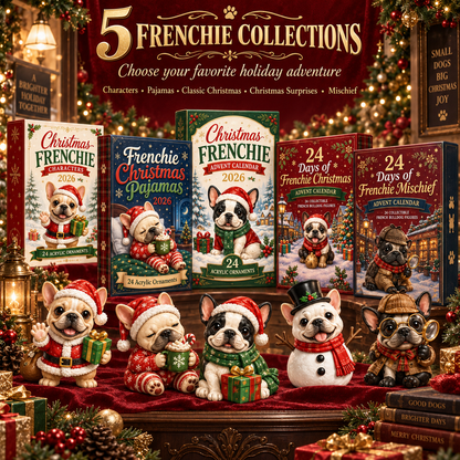 Last Day 49% OFF – 🐶 24-Day French Bulldog Christmas Advent Calendar