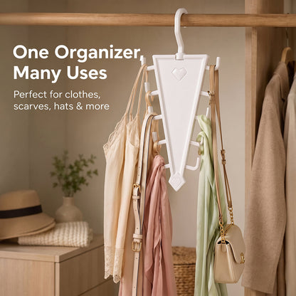 Rotating V-Shaped Accessory Hanger