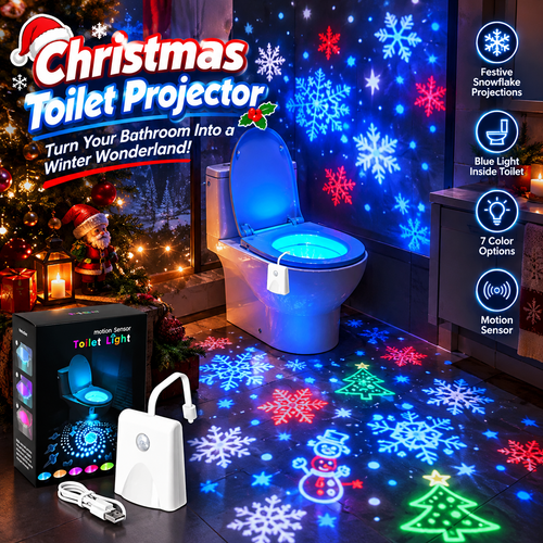 ⭐ Christmas Toilet Night Light❄️Bring Christmas Magic to Your Bathroom