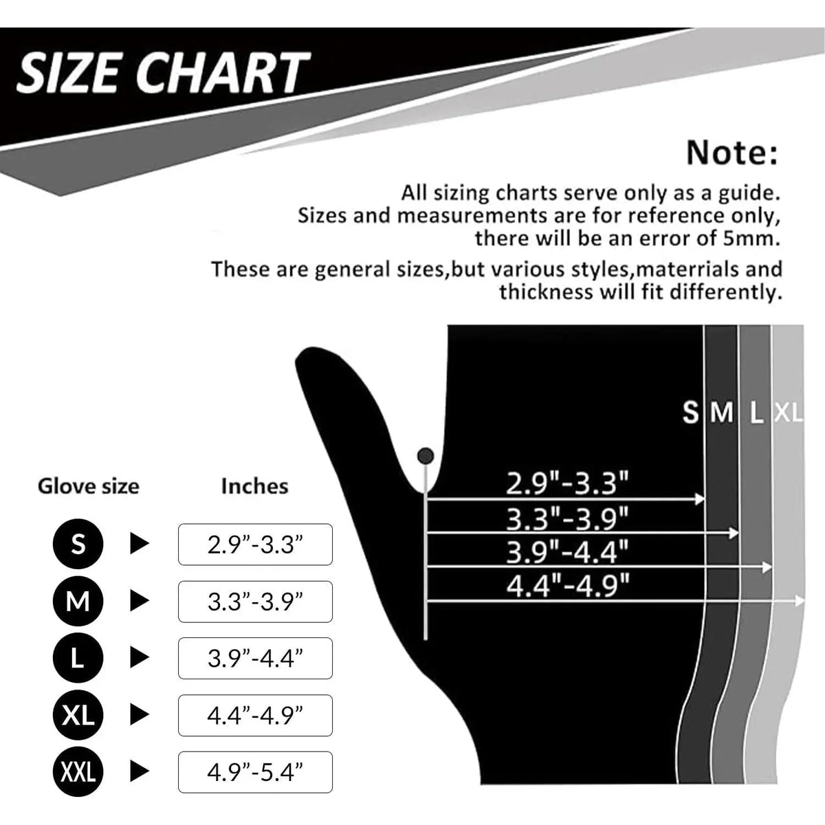 Heavy Duty Black Nitrile Gloves