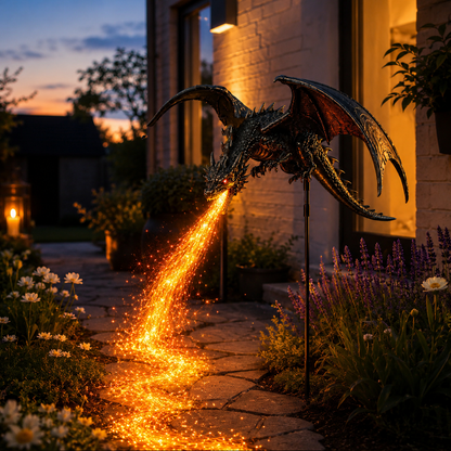 🏅Best Selling🐉Solar Dragon Fire Garden Light