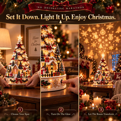 🏆 6,000+ Sold - 🎄Merry Christmas Village Lightscape Tree