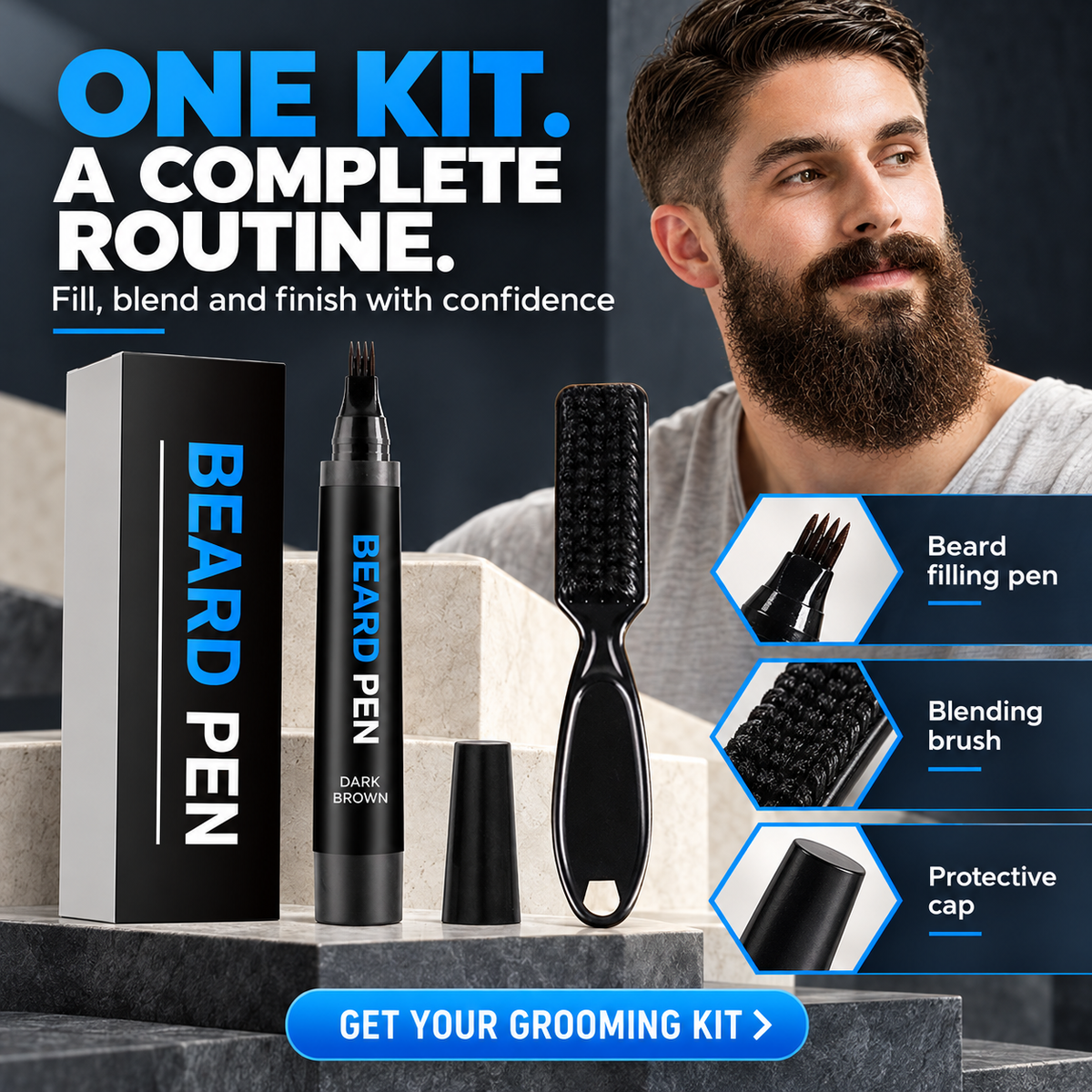 Beard Pencil Filler Kit
