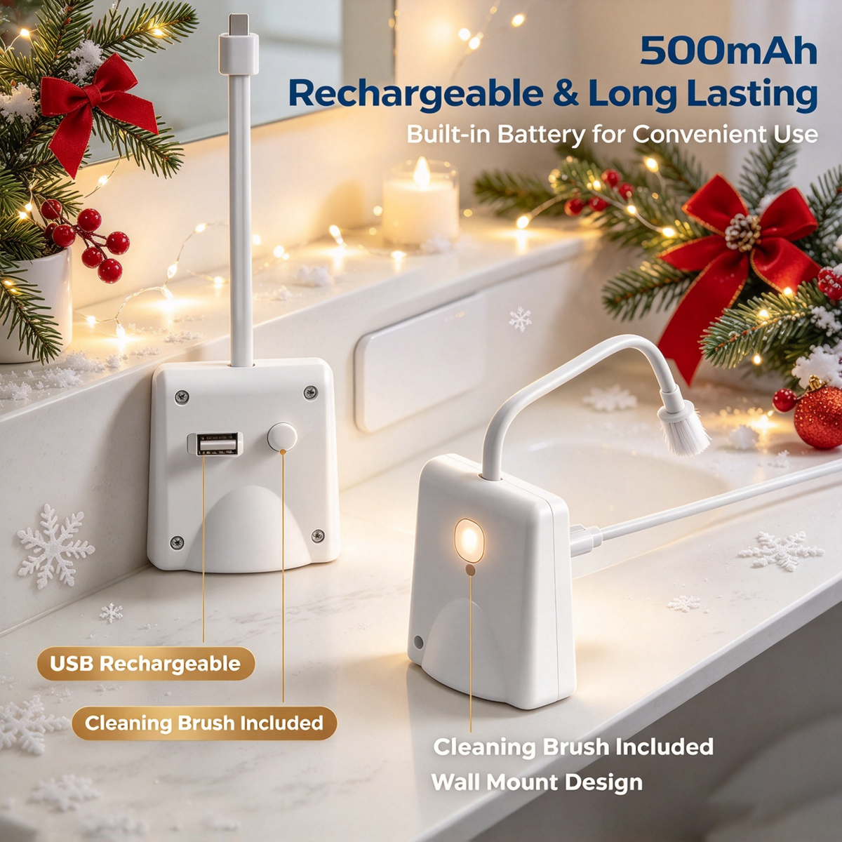 ⭐ Christmas Toilet Night Light❄️Bring Christmas Magic to Your Bathroom