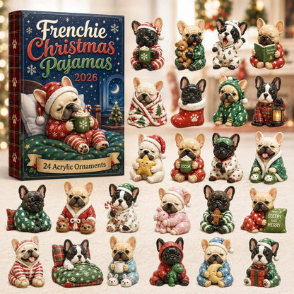 Last Day 49% OFF – 🐶 24-Day French Bulldog Christmas Advent Calendar