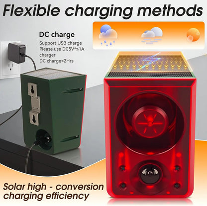 Solar Outdoor Motion Sensor Alarm