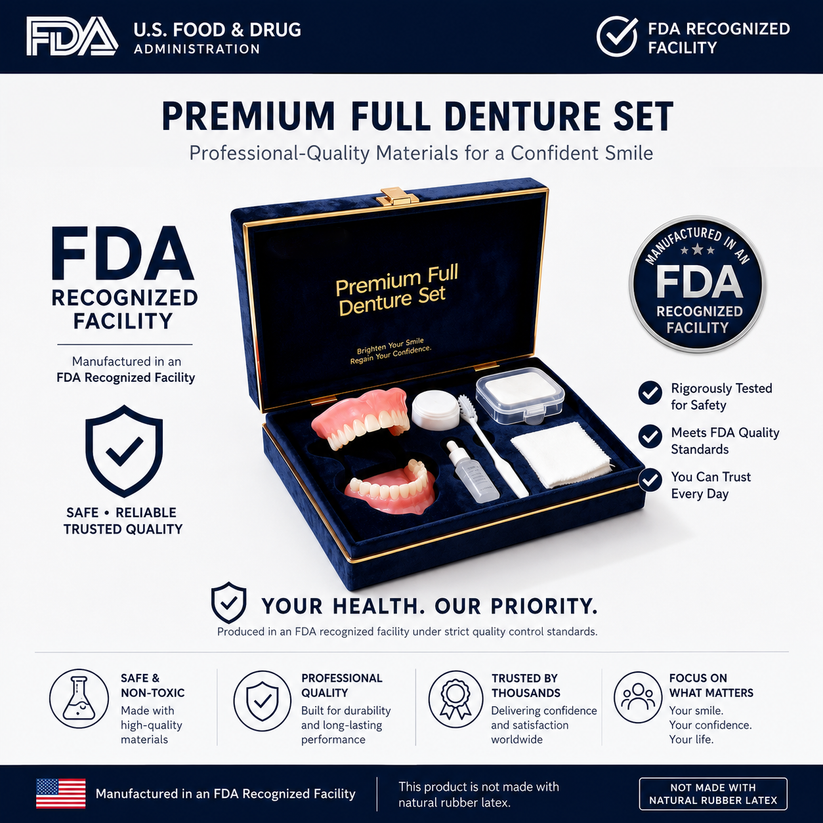 Custom-Fit Dentures ENDS TODAY 70% OFF | Smile with Confidence