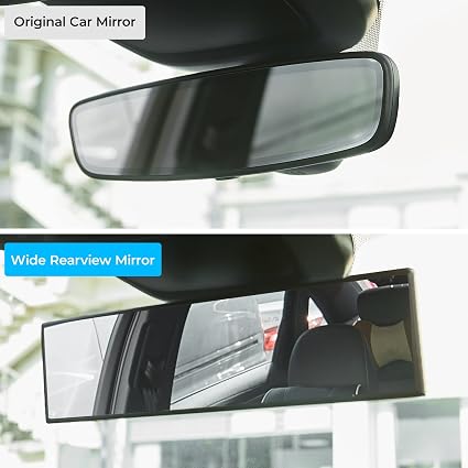 Universal 11.22 Inch Panoramic Convex Rearview Mirror