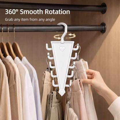 Rotating V-Shaped Accessory Hanger
