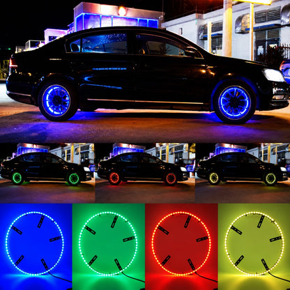 LED Wheel Light 4x Rings
