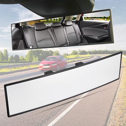 Universal 11.22 Inch Panoramic Convex Rearview Mirror