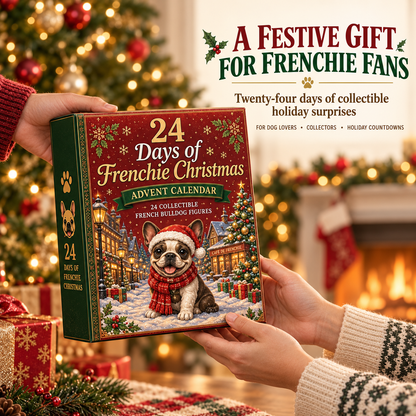 Last Day 49% OFF – 🐶 24-Day French Bulldog Christmas Advent Calendar