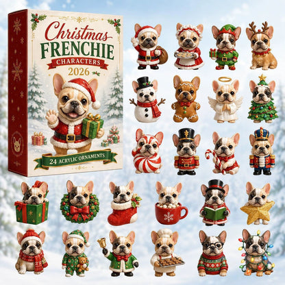 Last Day 49% OFF – 🐶 24-Day French Bulldog Christmas Advent Calendar