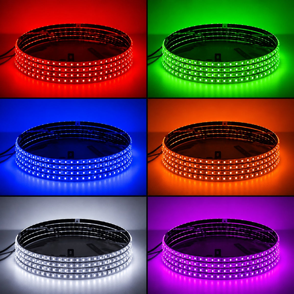 LED Wheel Light 4x Rings