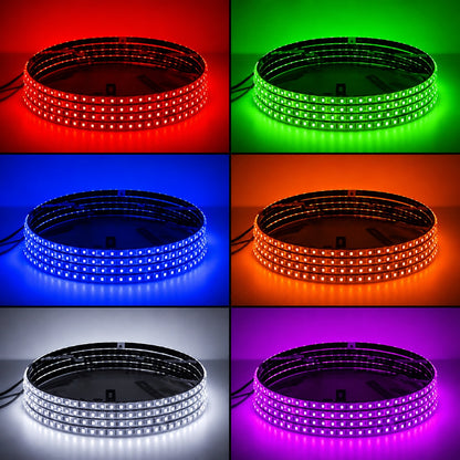 LED Wheel Light 4x Rings