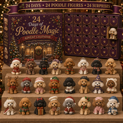 🎁 Poodle Lover’s 24-Day Christmas Advent Calendar 🐩❤️