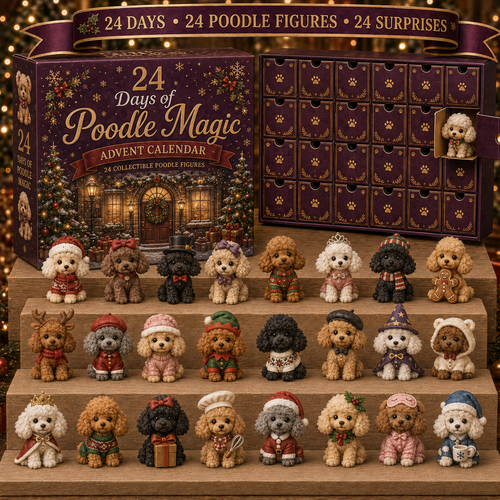 🎁 Poodle Lover’s 24-Day Christmas Advent Calendar 🐩❤️