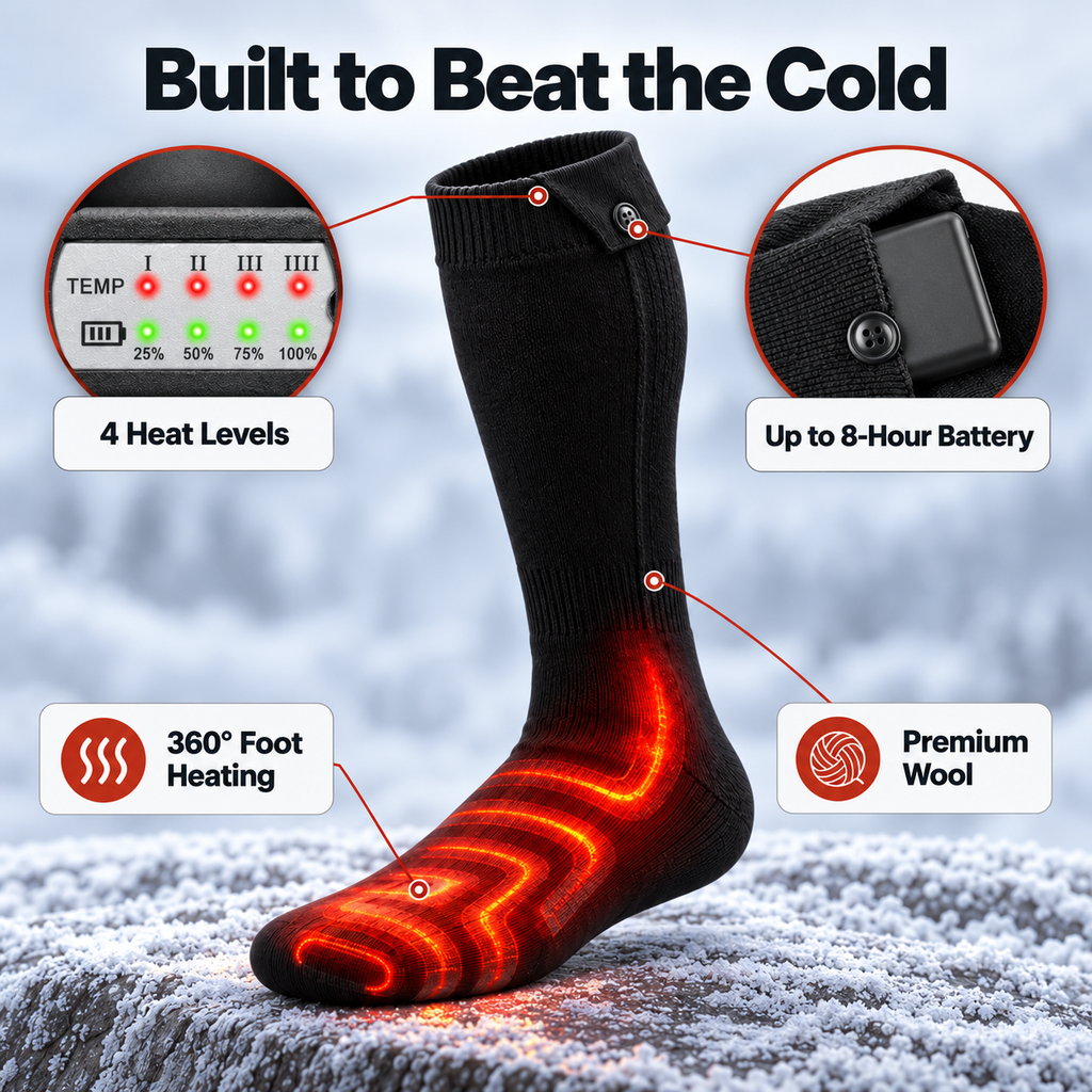 Gooodravelo™ Heated Socks