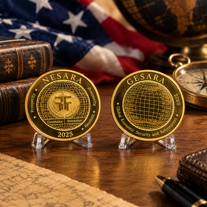 Nesara Gesara Premium Edition Gold Coin