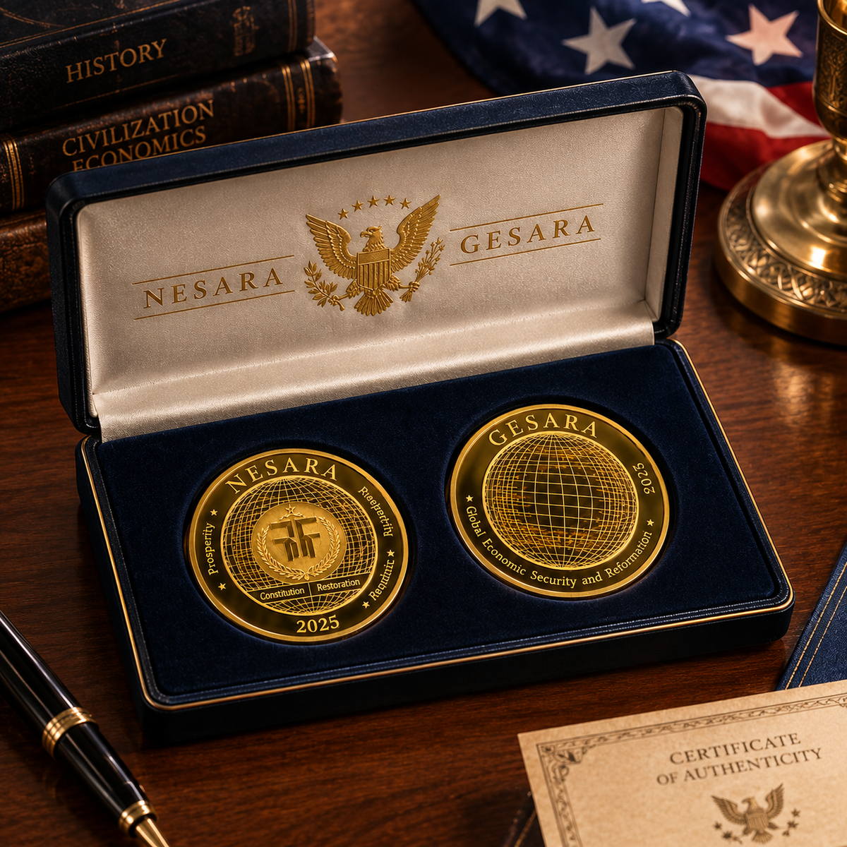 Nesara Gesara Premium Edition Gold Coin
