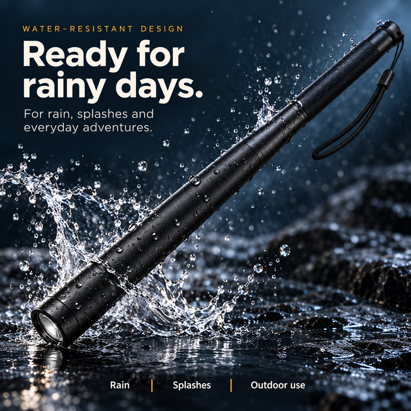 2-in-1 Aluminum Bat & Flashlight