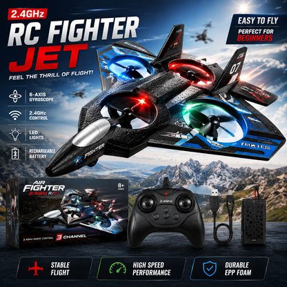RC Fighter Jet Drone for Kids
