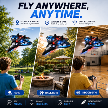 RC Fighter Jet Drone for Kids