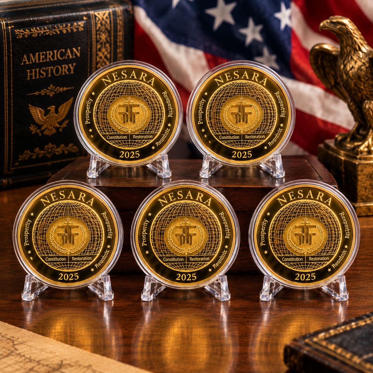 Nesara Gesara Premium Edition Gold Coin