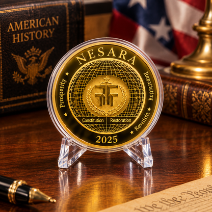 Nesara Gesara Premium Edition Gold Coin