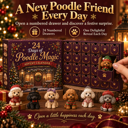 🎁 Poodle Lover’s 24-Day Christmas Advent Calendar 🐩❤️