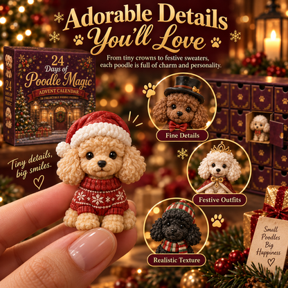 🎁 Poodle Lover’s 24-Day Christmas Advent Calendar 🐩❤️