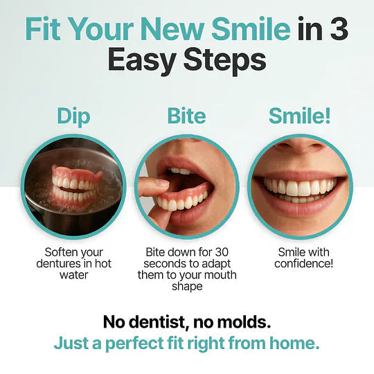 Custom-Fit Dentures ENDS TODAY 70% OFF | Smile with Confidence