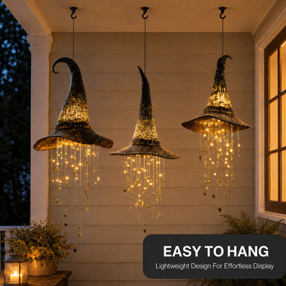 🧙‍♀️Lighted Witch Hat Hanging Chime