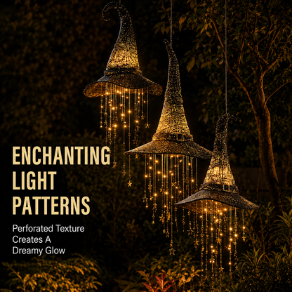 🧙‍♀️Lighted Witch Hat Hanging Chime