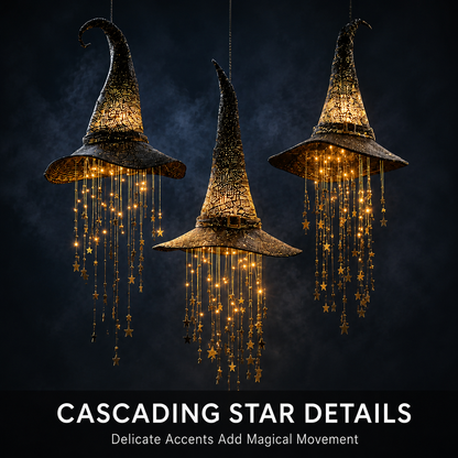 🧙‍♀️Lighted Witch Hat Hanging Chime