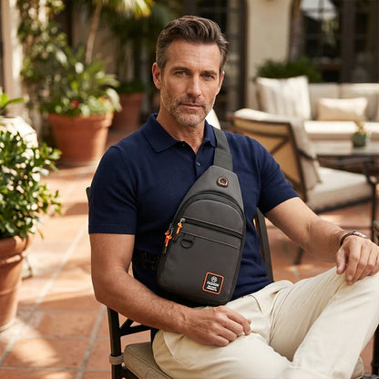 ⭐ Waterproof Multi-pocket Crossbody Sling Bag