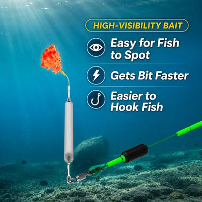 🎣Anti-Snag Floating Bottom Hook Leaders🐟Pre-Tied Off Bottom Fishing Rig