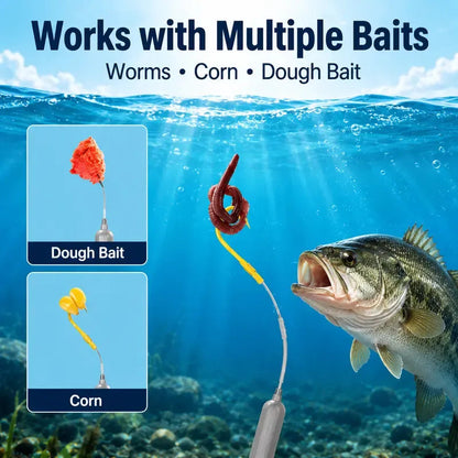 🎣Anti-Snag Floating Bottom Hook Leaders🐟Pre-Tied Off Bottom Fishing Rig