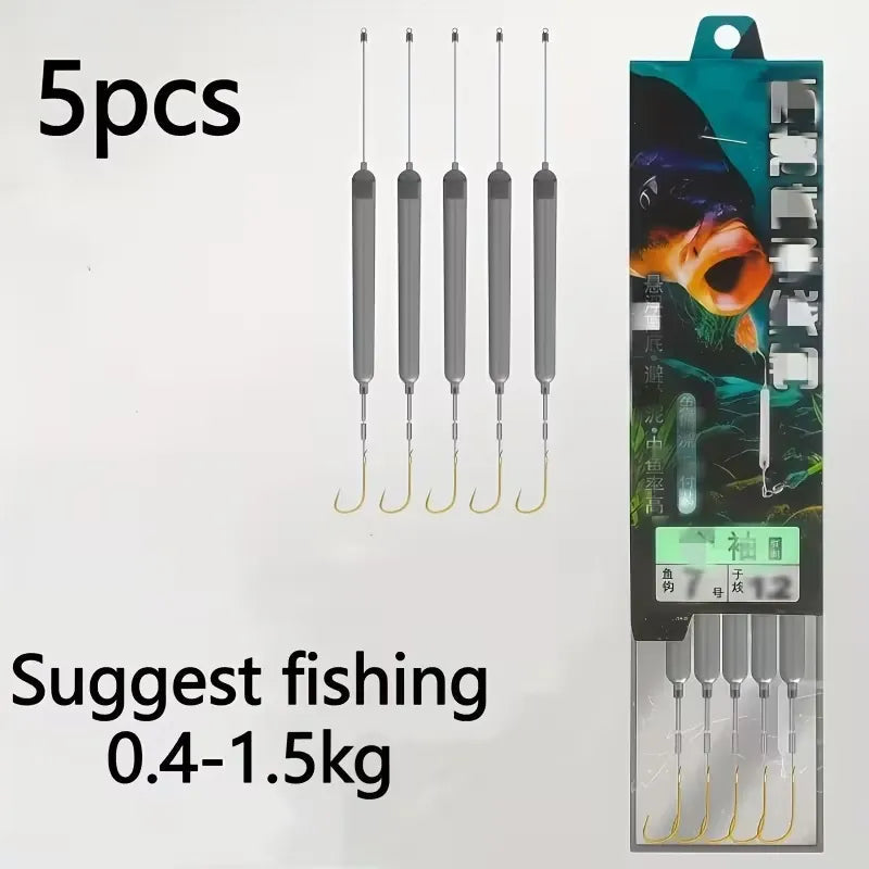 🎣Anti-Snag Floating Bottom Hook Leaders🐟Pre-Tied Off Bottom Fishing Rig