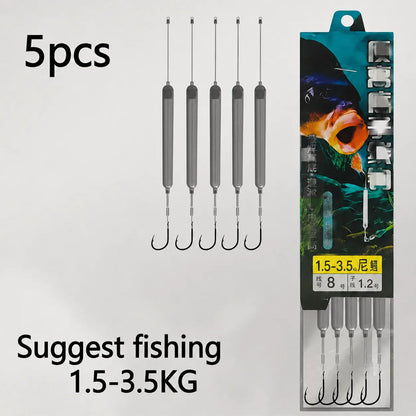 🎣Anti-Snag Floating Bottom Hook Leaders🐟Pre-Tied Off Bottom Fishing Rig
