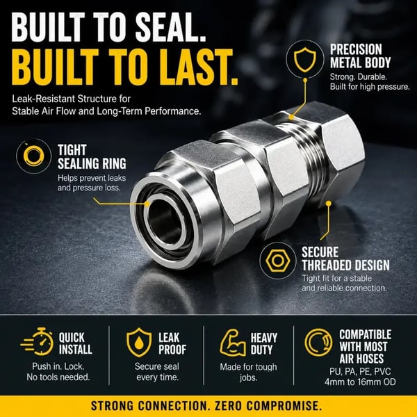 🚗Heavy-Duty Truck/RV Air Line Fitting Kit
