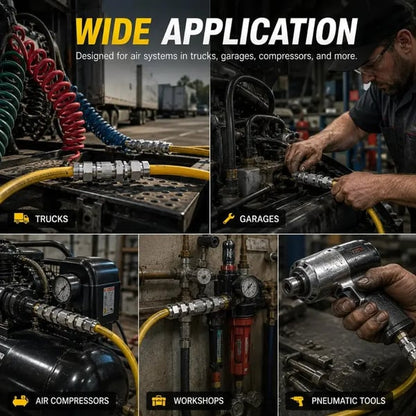 🚗Heavy-Duty Truck/RV Air Line Fitting Kit