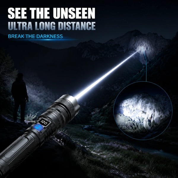 🔦Ultra Bright Tactical Rechargeable LED Flashlight