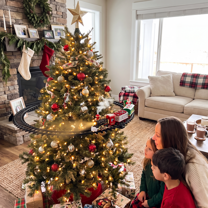 Christmas Tree Train Set