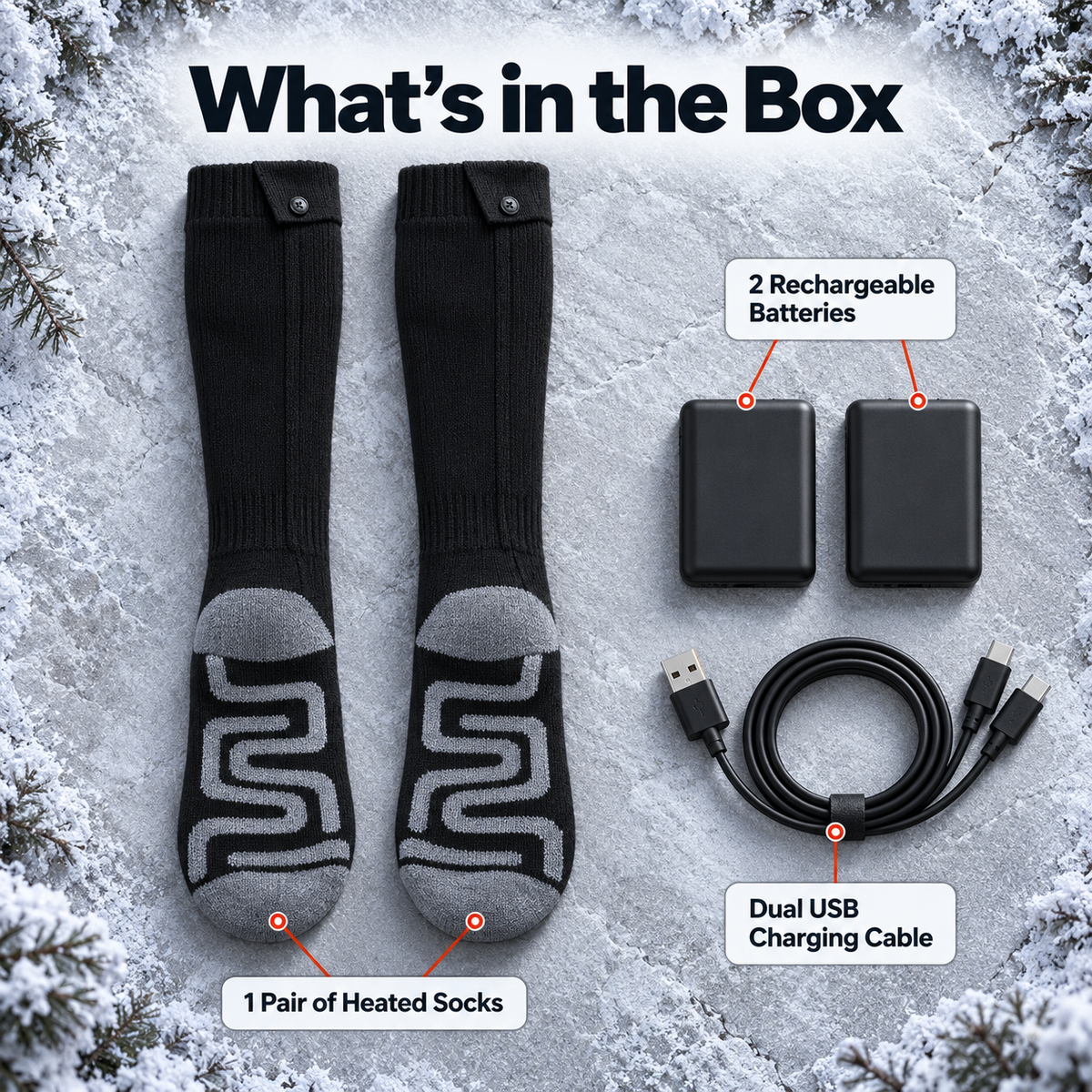 Gooodravelo™ Heated Socks