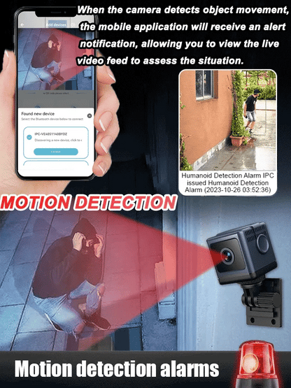 📶 Smart WiFi Security Camera – 1080P HD, 🌙 Night Vision & 🚨 Motion Detection