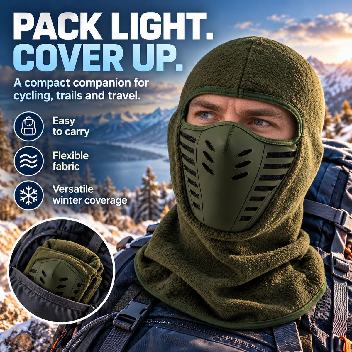Winter Windproof Fleece Balaclava Face Mask