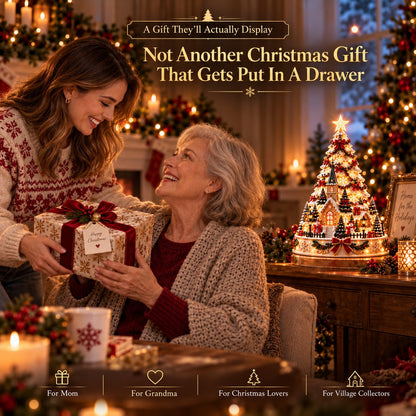🏆 6,000+ Sold - 🎄Merry Christmas Village Lightscape Tree