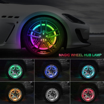 LED Wheel Light 4x Rings