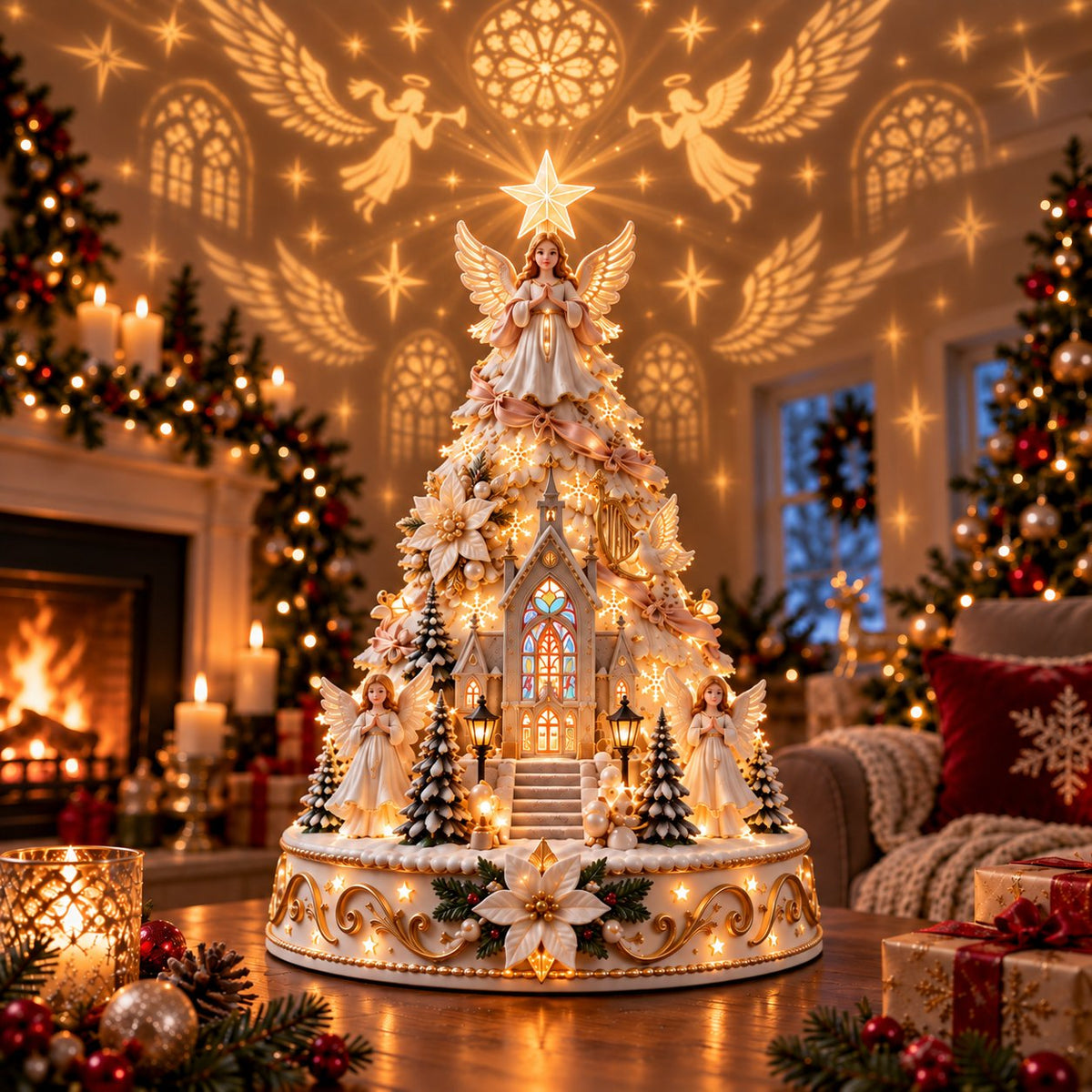 🏆 6,000+ Sold - 🎄Merry Christmas Village Lightscape Tree